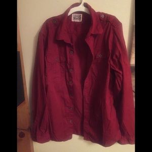 Converse Burgundy Button Down!